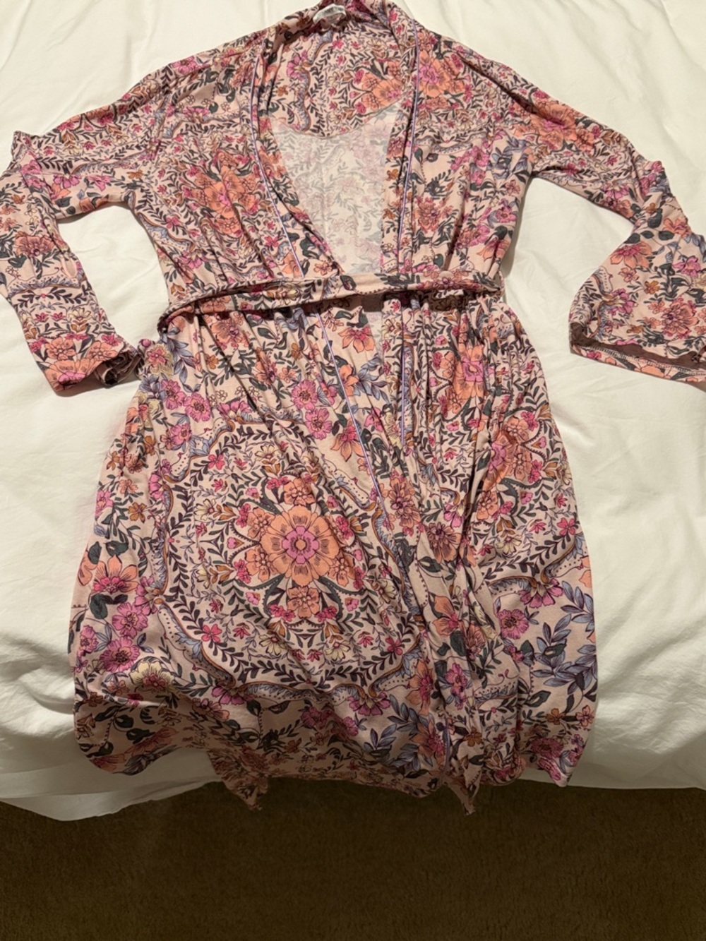 Johnny Was Jonesy Sleep stone Women's Floral Pink - size small